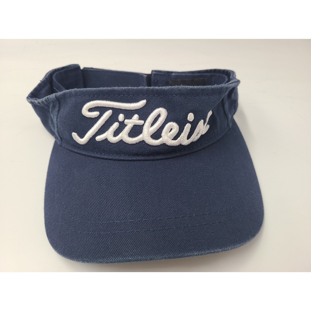 Titleist Golf FJ FootJoy Sun Visor Adjustable Hat Cap Logo Men Women Blue White